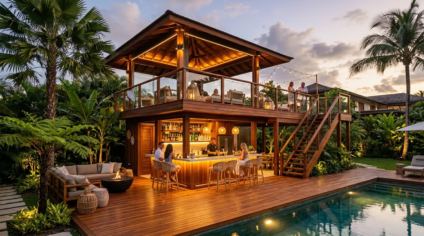 Curtained Pavilion Retreat